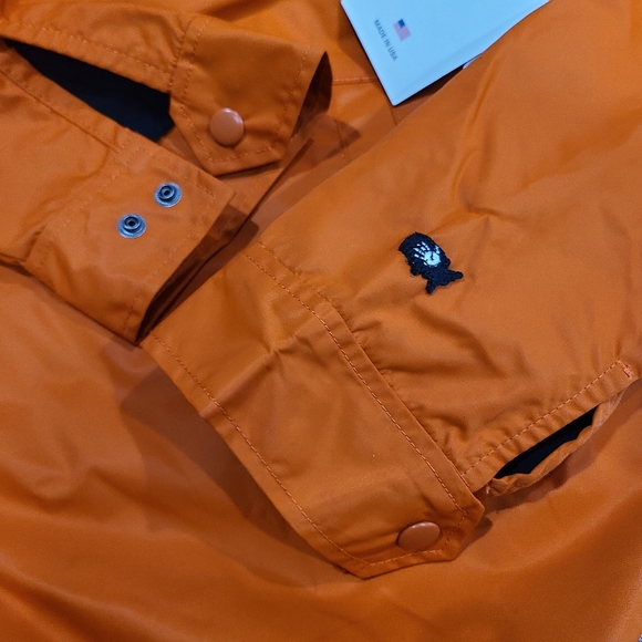 VANS NWT 🏷️ "Our Legacy" Edition Waterproof Windproof Orange Jacket Coat XL - Picture 10 of 16